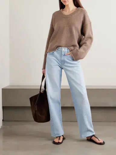 Mother The Half-pipe Hover Mid-rise Wide-leg Jeans | Thumbnail 2 Mother The Half-pipe Hover Mid-rise Wide-leg Jeans | Thumbnail 2