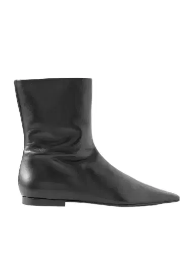 TOTEME Leather Ankle Boots | Thumbnail 1 TOTEME Leather Ankle Boots | Thumbnail 1