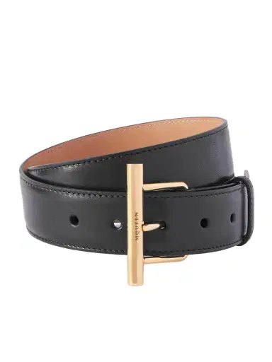 McQueen T-bar Leather Belt | Thumbnail 1