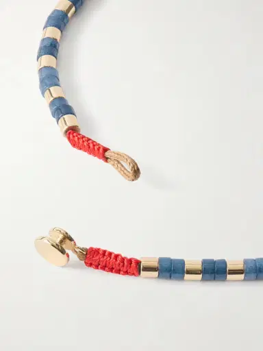 Roxanne Assoulin The Bar Gold-tone, Lapis Lazuli, Turquoise And Carnelian Necklace | Thumbnail 3 Roxanne Assoulin The Bar Gold-tone, Lapis Lazuli, Turquoise And Carnelian Necklace | Thumbnail 3