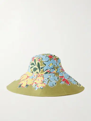 ALÉMAIS Solstice Printed Linen Bucket Hat | Thumbnail 3 ALÉMAIS Solstice Printed Linen Bucket Hat | Thumbnail 3
