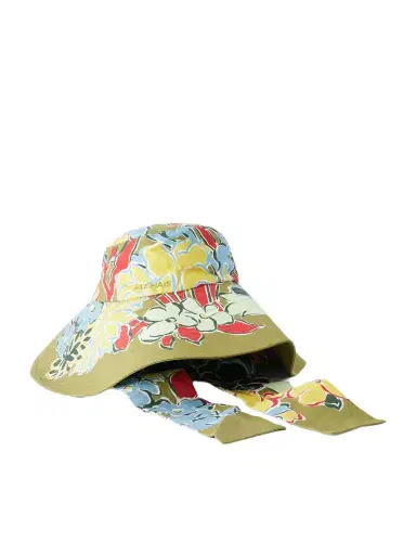 ALÉMAIS Solstice Printed Linen Bucket Hat | Thumbnail 1 ALÉMAIS Solstice Printed Linen Bucket Hat | Thumbnail 1