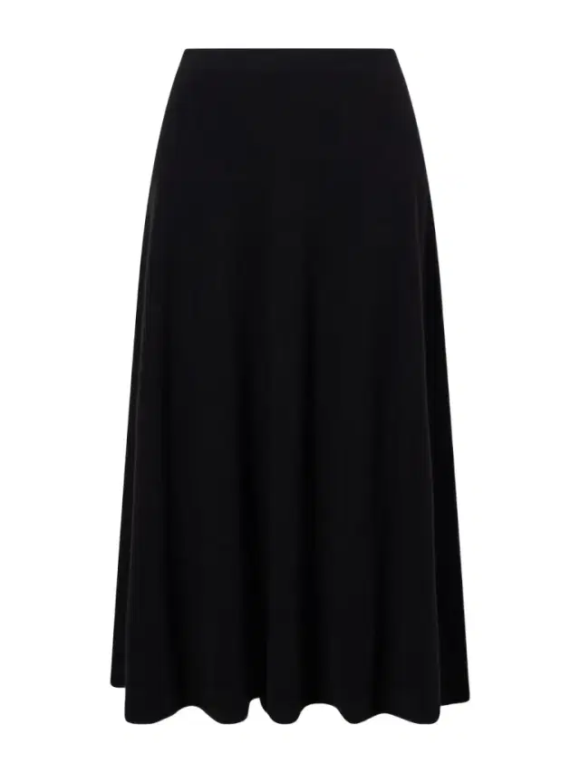 Masini Cashmere-blend Midi Skirt