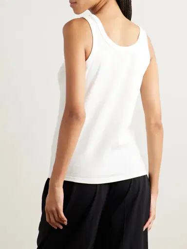 The Row Essentials Frankie Organic Cotton-jersey Tank | Thumbnail 4
