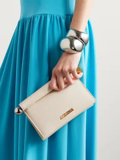 Jacquemus Pochette Small Embellished Leather Clutch | Thumbnail 2 Jacquemus Pochette Small Embellished Leather Clutch | Thumbnail 2