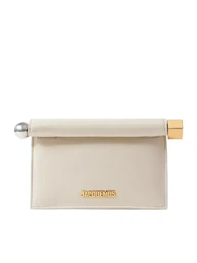 Jacquemus Pochette Small Embellished Leather Clutch | Thumbnail 1 Jacquemus Pochette Small Embellished Leather Clutch | Thumbnail 1