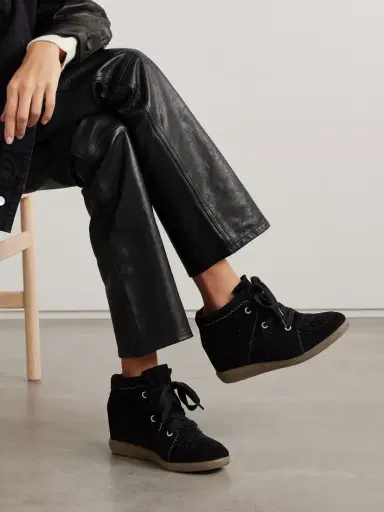 Isabel Marant Bobby Suede Wedge Sneakers | Thumbnail 2 Isabel Marant Bobby Suede Wedge Sneakers | Thumbnail 2