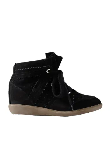 Isabel Marant Bobby Suede Wedge Sneakers | Thumbnail 1 Isabel Marant Bobby Suede Wedge Sneakers | Thumbnail 1