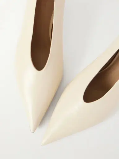 Le Monde Béryl Babouche 40 Crinkled-leather Pumps | Thumbnail 5 Le Monde Béryl Babouche 40 Crinkled-leather Pumps | Thumbnail 5