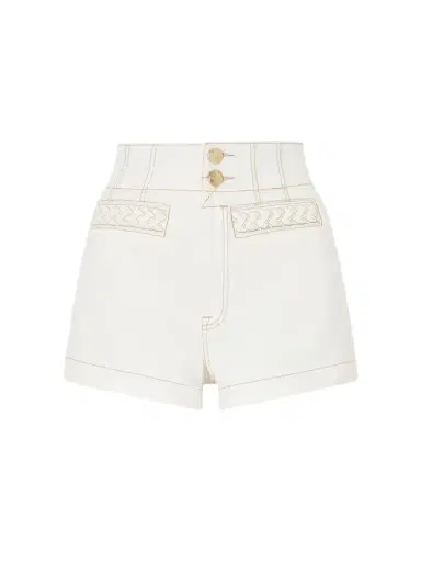 Zimmermann Roselight Denim Shorts | Thumbnail 1