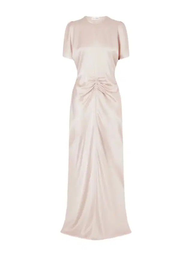 Victoria Beckham Isabella Ruched Satin Maxi Dress