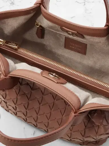 Serapian Secret Mini Woven Leather Shoulder Bag | Thumbnail 5 Serapian Secret Mini Woven Leather Shoulder Bag | Thumbnail 5