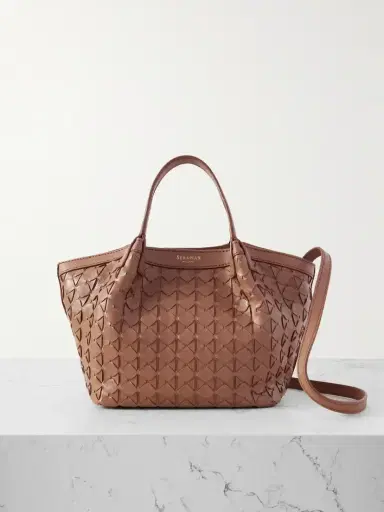 Serapian Secret Mini Woven Leather Shoulder Bag | Thumbnail 1 Serapian Secret Mini Woven Leather Shoulder Bag | Thumbnail 1