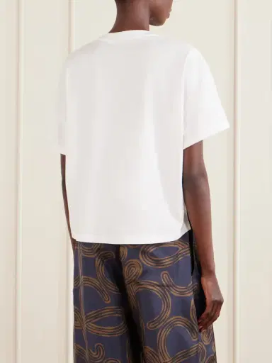 Loewe + Paula’s Ibiza Logo-embroidered Cotton-jersey T-shirt | Thumbnail 3