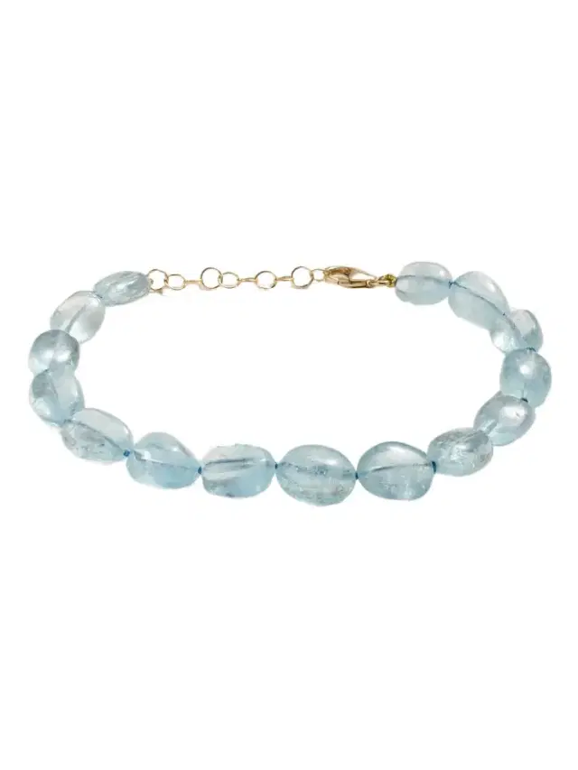JIA JIA Arizona Candy Gold Aquamarine Bracelet