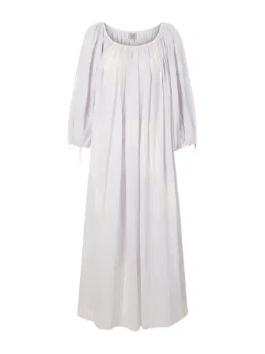 Thierry Colson Athenaïs Gathered Striped Cotton-voile Maxi Dress | Thumbnail 1