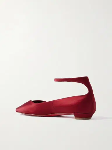 Christian Louboutin Erozeena Satin Point-toe Flats | Thumbnail 3 Christian Louboutin Erozeena Satin Point-toe Flats | Thumbnail 3