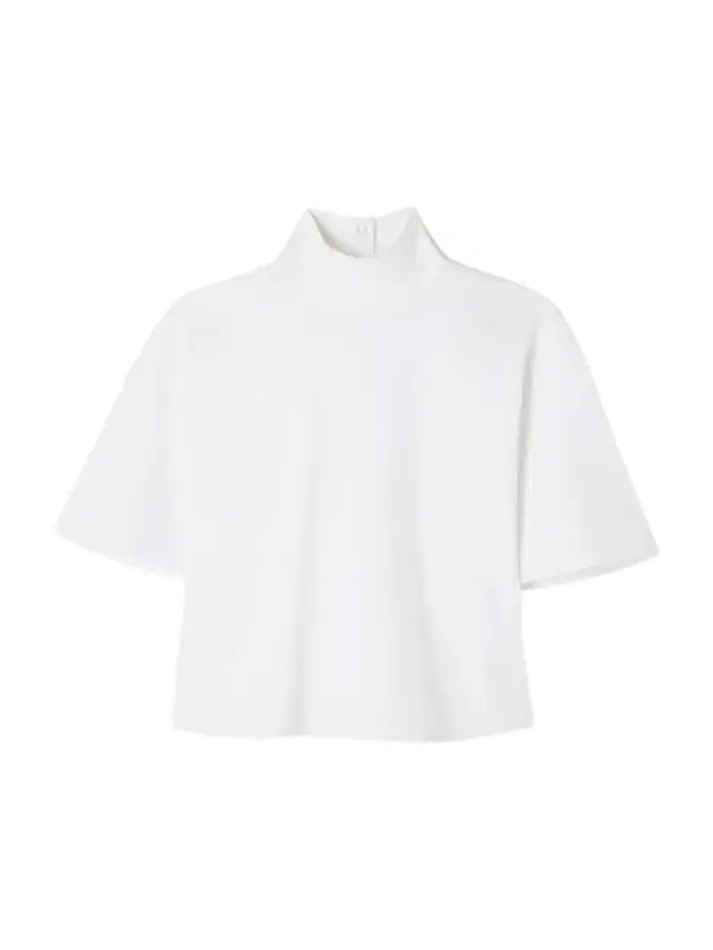 Alaïa Cropped Cotton-jersey Turtleneck T-shirt