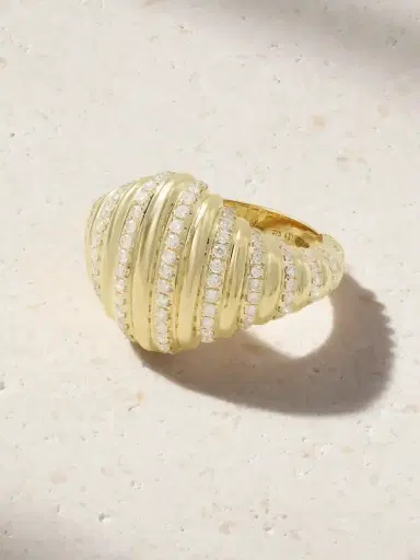 Yvonne Léon Berlingot 9-karat Gold Diamond Ring | Thumbnail 1
