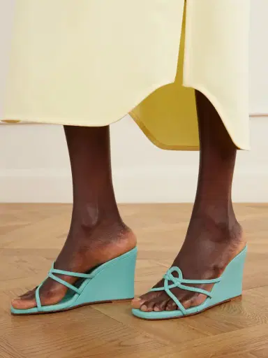 Maryam Nassir Zadeh 70 Opera Leather Wedge Sandals | Thumbnail 2 Maryam Nassir Zadeh 70 Opera Leather Wedge Sandals | Thumbnail 2