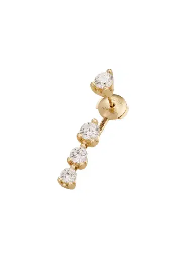 Anita Ko Large Orbit 18-karat Gold Diamond Single Earring | Thumbnail 1