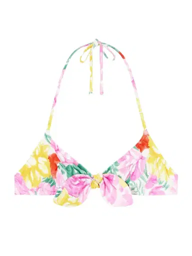 Chloé Floral-print Halterneck Bikini Top | Thumbnail 1