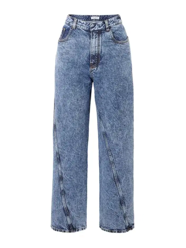 Paneled Jeans