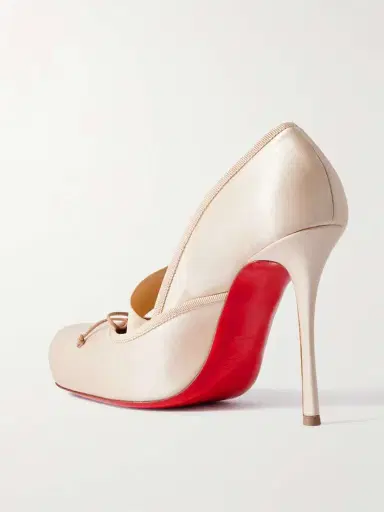 Christian Louboutin Cassiastic 100 Satin Ballet | Thumbnail 3