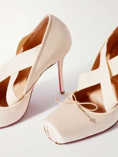 Christian Louboutin Cassiastic 100 Satin Ballet | Thumbnail 4