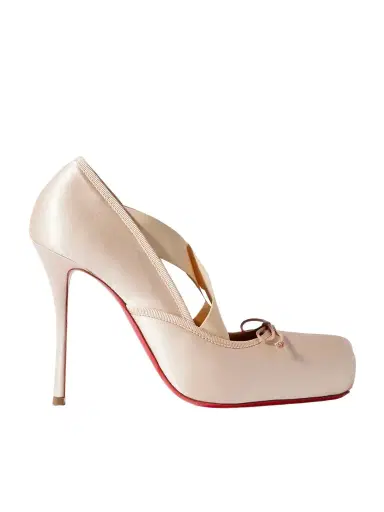 Christian Louboutin Cassiastic 100 Satin Ballet | Thumbnail 1