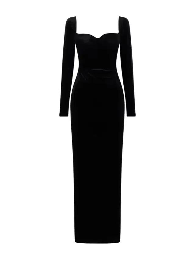 Velvet Bustier Gown
