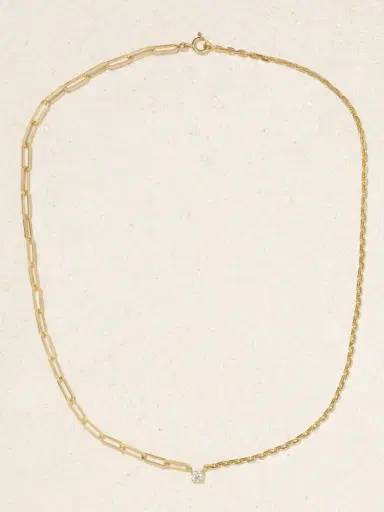 Yvonne Léon 18-karat Gold Diamond Necklace | Thumbnail 4 Yvonne Léon 18-karat Gold Diamond Necklace | Thumbnail 4