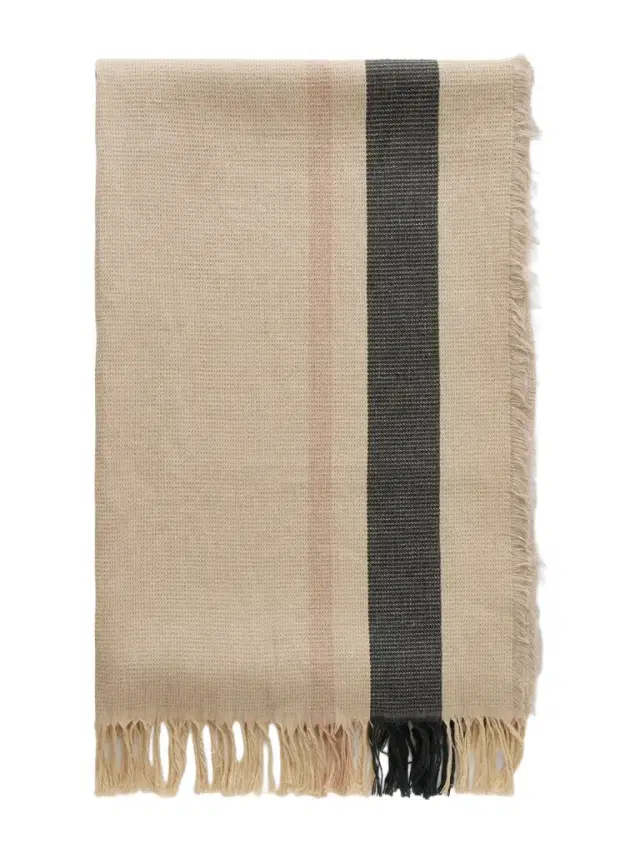 Cadia Cotton And Linen-blend Scarf