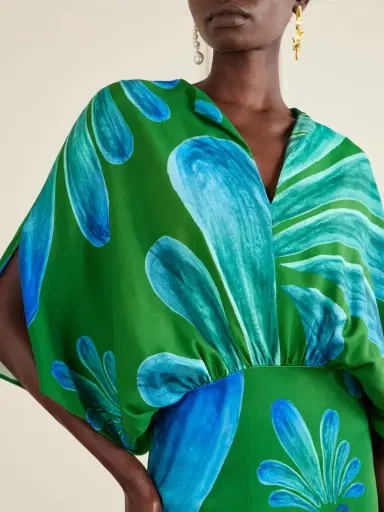 Themis Z Alcmene Printed Satin Mini Dress | Thumbnail 4 Themis Z Alcmene Printed Satin Mini Dress | Thumbnail 4