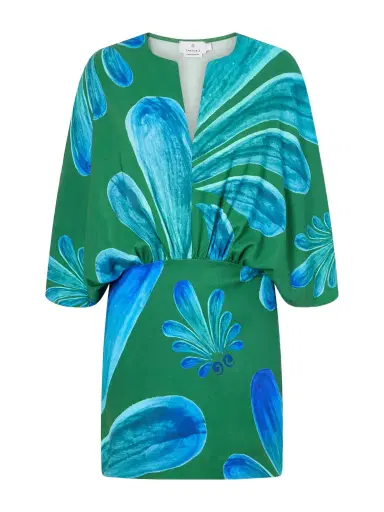 Themis Z Alcmene Printed Satin Mini Dress | Thumbnail 1 Themis Z Alcmene Printed Satin Mini Dress | Thumbnail 1