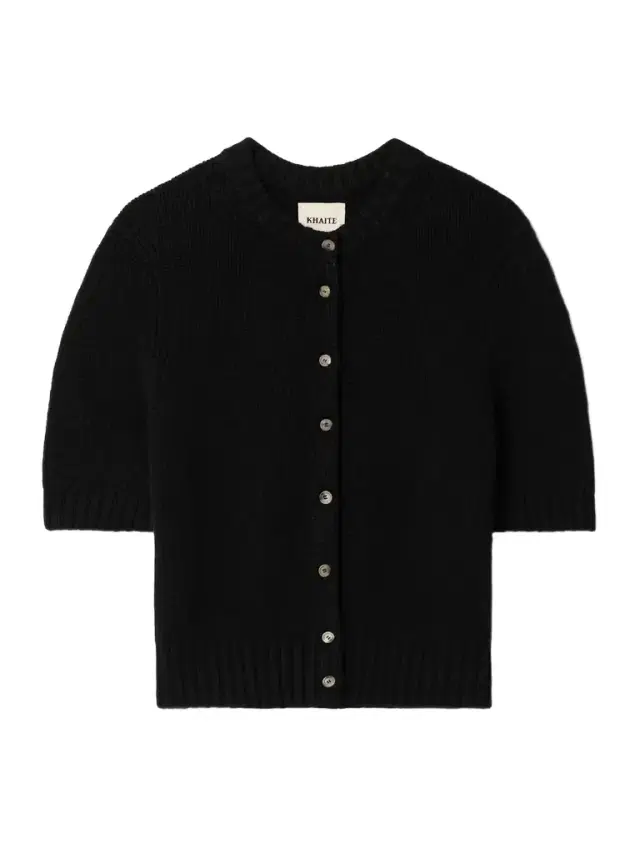 Nora Cropped Cashmere Cardigan