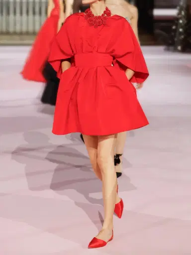Carolina Herrera Pleated Silk-faille Mini Dress | Thumbnail 5