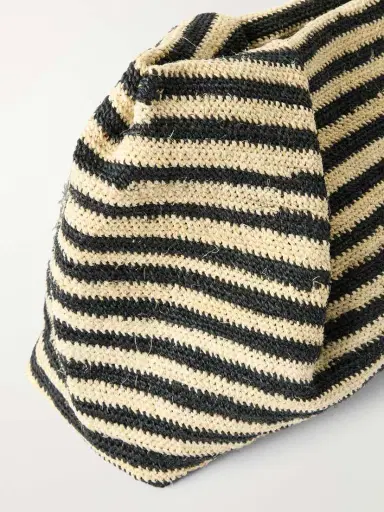 SENSI STUDIO Medium Two-tone Sisal Clutch | Thumbnail 5 SENSI STUDIO Medium Two-tone Sisal Clutch | Thumbnail 5