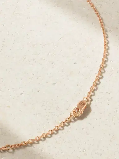 Repossi Antifer 18-karat Rose Gold, Onyx And Diamond Necklace | Thumbnail 3