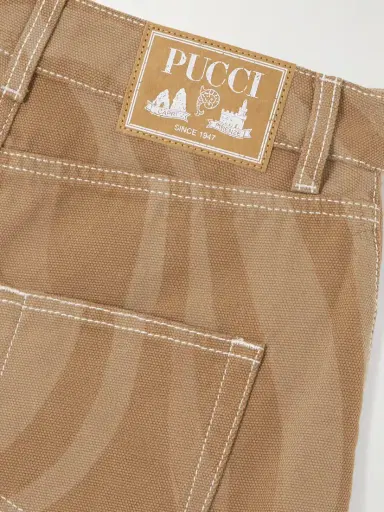 PUCCI Printed Cotton-canvas Shorts | Thumbnail 4