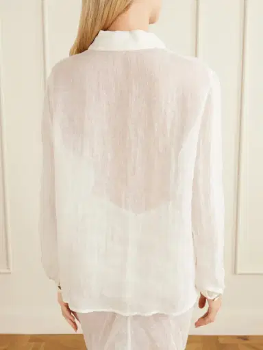 Le Kasha Sanbu Linen Shirt | Thumbnail 4 Le Kasha Sanbu Linen Shirt | Thumbnail 4