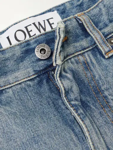 Loewe Embroidered High-rise Barrel-leg Jeans | Thumbnail 5 Loewe Embroidered High-rise Barrel-leg Jeans | Thumbnail 5