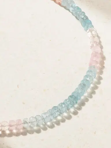 JIA JIA Gold Morganite Necklace | Thumbnail 4