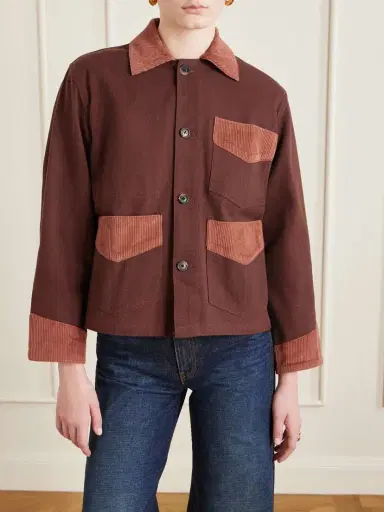 BODE Corduroy-trimmed Cotton-twill Jacket | Thumbnail 3 BODE Corduroy-trimmed Cotton-twill Jacket | Thumbnail 3