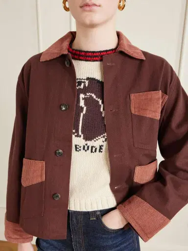 BODE Corduroy-trimmed Cotton-twill Jacket | Thumbnail 5 BODE Corduroy-trimmed Cotton-twill Jacket | Thumbnail 5