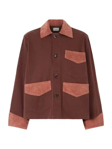 BODE Corduroy-trimmed Cotton-twill Jacket | Thumbnail 1 BODE Corduroy-trimmed Cotton-twill Jacket | Thumbnail 1