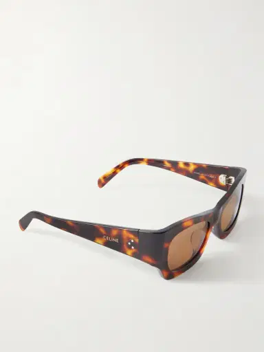 CELINE Eyewear Square-frame Tortoiseshell Acetate Sunglasses | Thumbnail 3 CELINE Eyewear Square-frame Tortoiseshell Acetate Sunglasses | Thumbnail 3
