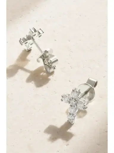Anita Ko 18-karat White Gold Diamond Earrings | Thumbnail 3