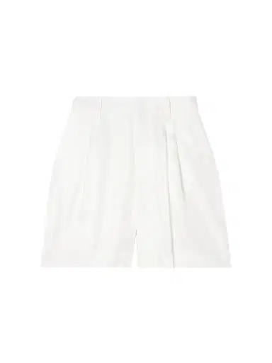 Lisa Yang Pleated Silk-twill Shorts | Thumbnail 1 Lisa Yang Pleated Silk-twill Shorts | Thumbnail 1