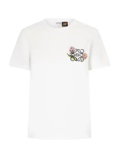 Loewe + Paula’s Ibiza Anagram Embroidered Cotton-jersey T-shirt | Thumbnail 1